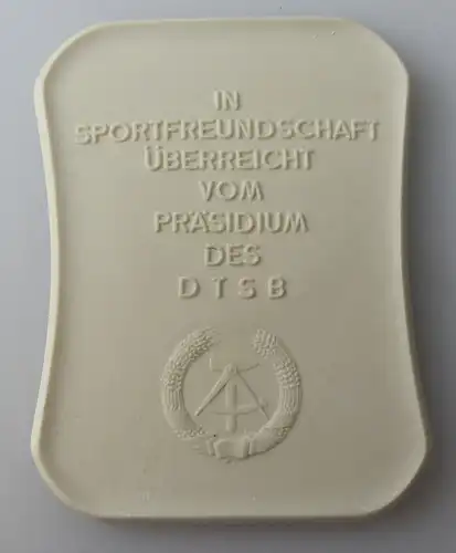 Meissen Plakette DTSB In Sportfreunschaft vom Präsidium des DTSB, Orden2731