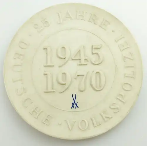 e11548 Meissen Plakette 25 Jahre Deutsche Volkspolizei DDR in OVP