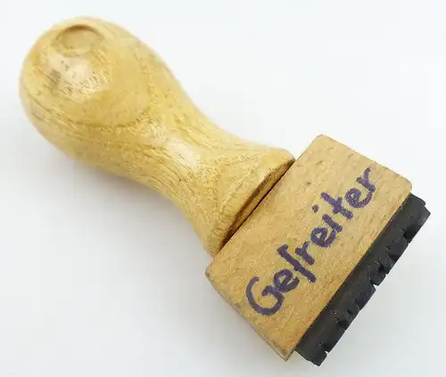 original alter Stempel Gefreiter so203