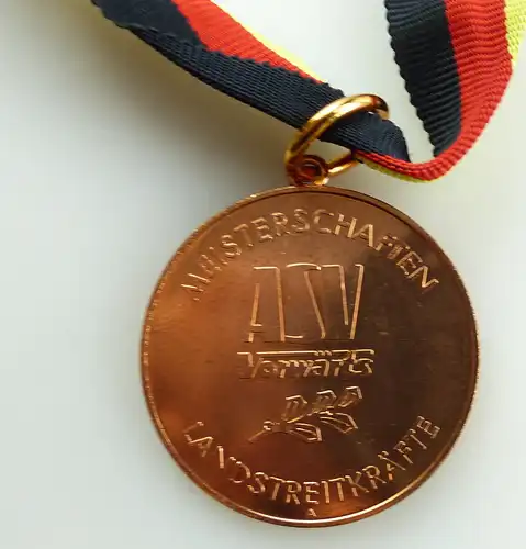 #e4128 Medaille DDR Meisterschaften ASV Armeesportvereinigung Vorwärts in Bronze