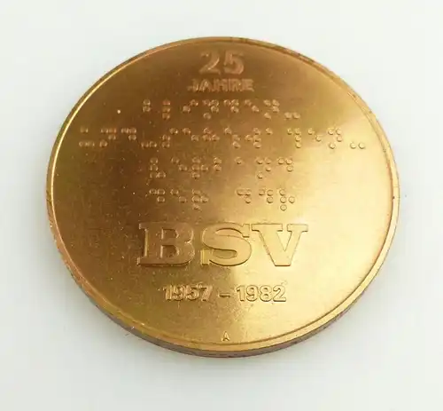 e11804 DDR Medaille 25 Jahre Blinden und Sehschwachenverband 1982 BSV