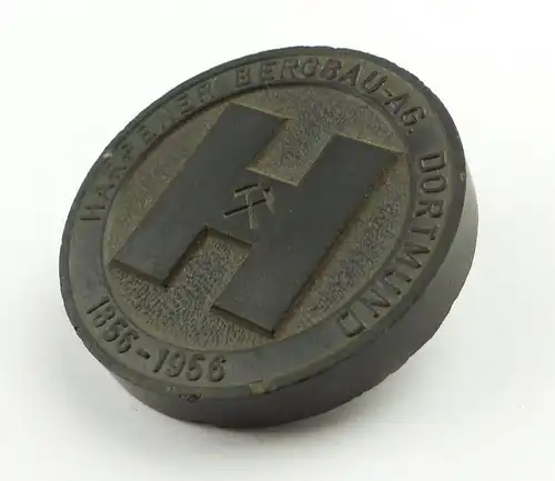 e11664 Brosche Pin Nadel 100 Jahre Harpener Bergbau AG Dortmund 1856 bis 1956