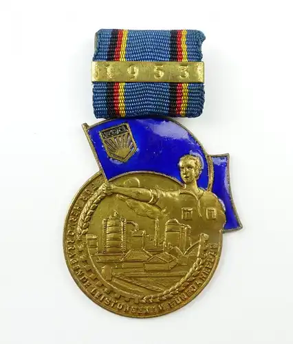 e10061 DDR Medaille für hervorragende Leistungen im Fünfjahrplan 1953 mit VNr