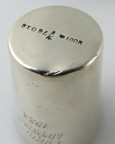 Original alter Schnapsbecher /Wodkabecher aus 800 (Ag) Silber 1928 e1313