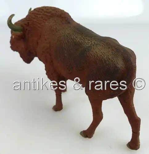 altes Lineol Tier Büffel linol068