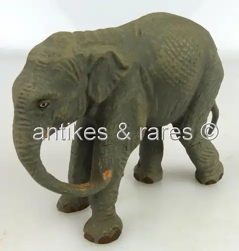 Altes Lineol Tier Elefantenbaby Elefant (linol072)