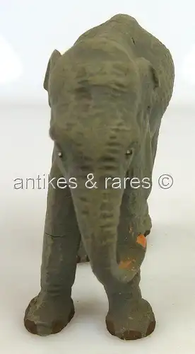 Altes Lineol Tier Elefantenbaby Elefant (linol072)