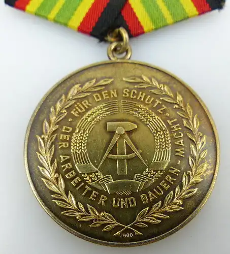 Medaille für treue Dienste NVA Stufe Gold 900 Silber Band I Nr. 149e, Orden911