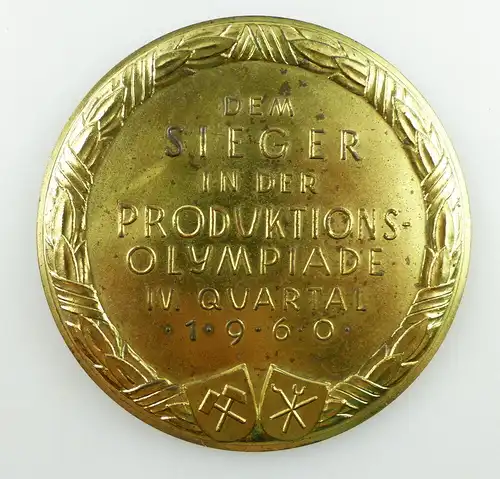 Medaille VEB Mansfeldkombinat Sieger in der Produktionsolympiade 1960 e1098