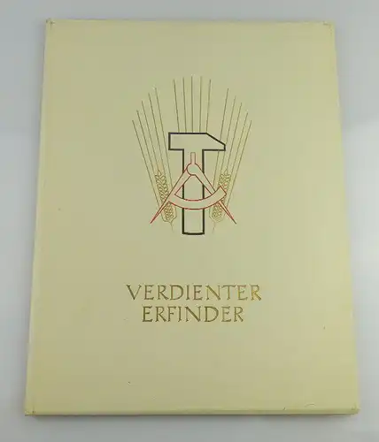 Urkundenmappe: Verdienter Erfinder, Orden1899