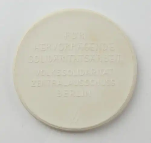 e12261 Meissen Medaille Volkssolidarität Zentralausschuss Berlin