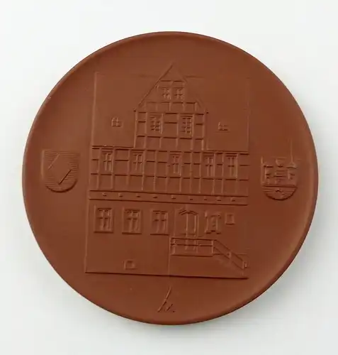 e12141 Meissen Medaille Böttger Steinzeug Johann David Köhler