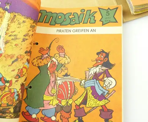 e11912 Mosaik Sammlung Abrafaxe verschiedene Hefte von 1977 und 1978