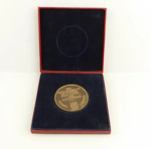 e11851 GISAG Bronzemedaille 25 Jahre DDR Aufbau des Sozialismus in OVP