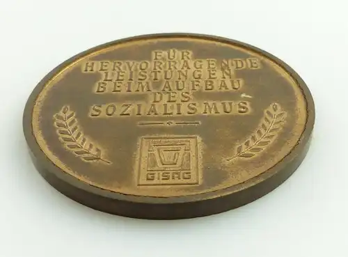 e11851 GISAG Bronzemedaille 25 Jahre DDR Aufbau des Sozialismus in OVP