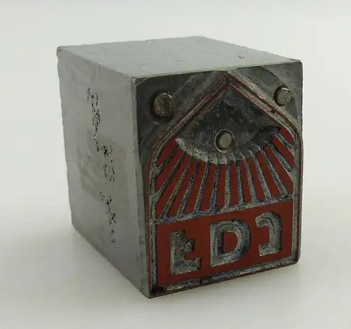 e11675 Original alter Druckstempel FDJ Freie Deutsche Jugend