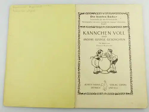 e11466 Kinderbuch um 1940 Kännchen voll und andere lustige Geschichten Auflage 3