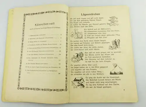 e11466 Kinderbuch um 1940 Kännchen voll und andere lustige Geschichten Auflage 3