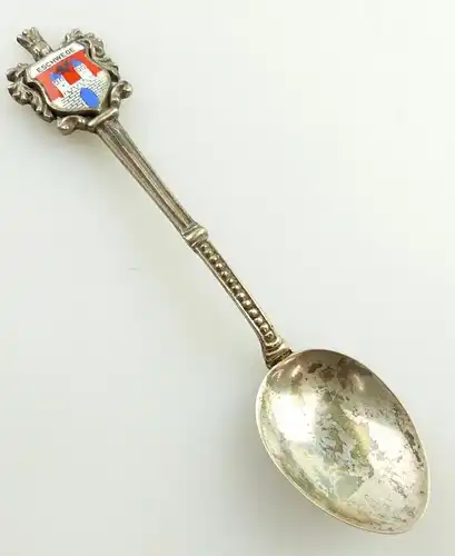 e11308 Original alter Wappenlöffel Andenkenlöffel Eschwege aus 800er Silber