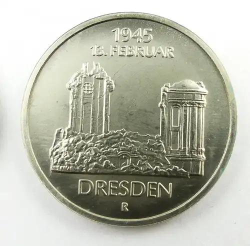e11281 2x 5 Mark DDR 1985 Dresden Zwinger Dresden 13. Februar 1945