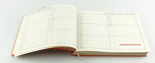 e11144 Original alter Buch-Tisch-Kalender von 1983 Interflug