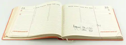 e11144 Original alter Buch-Tisch-Kalender von 1983 Interflug