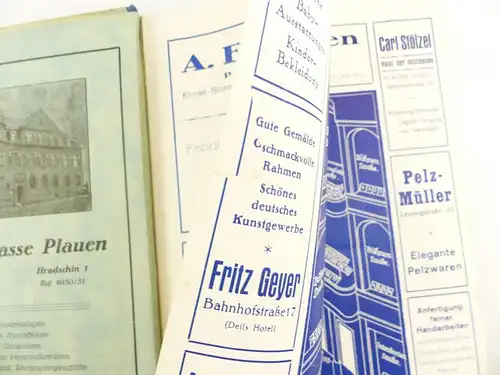 e10968 Original altes Einwohnerverzeichnis Plauen Ausgabe 1947