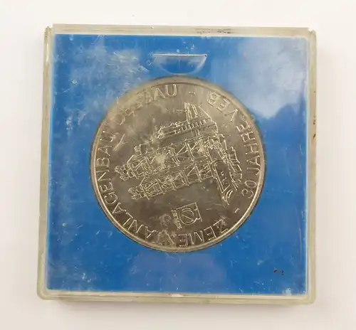e10597 Medaille 30 Jahre VEB Zementanlagenbau Dessau 125 Jahre Dessau 1984