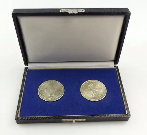 e10340 2 Medaillen Mühlhausen 450 Jahrestag des Deutschen Bauernkrieges DDR