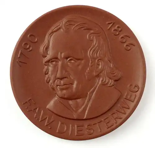 e10329 Original Meissen Medaille Diesterweg Akademie Pädagogische Wissenschaften