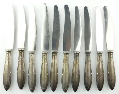 e10012 20 teiliges versilbertes Besteck Art Krupp Berndorf 90er u 100er Auflage
