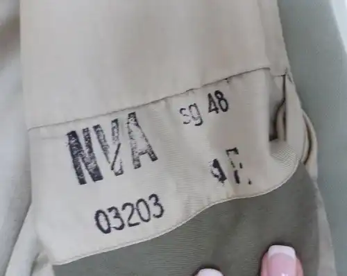 e9439 Original NVA DDR Uniform Galajacke von 1980 Größe sg 48