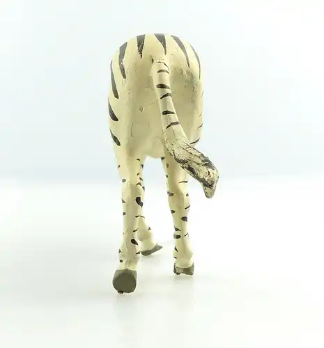 e9402 Altes Lineol Zebra wohl 50er Jahre mit Zaumzeug Lineol Tier Figur