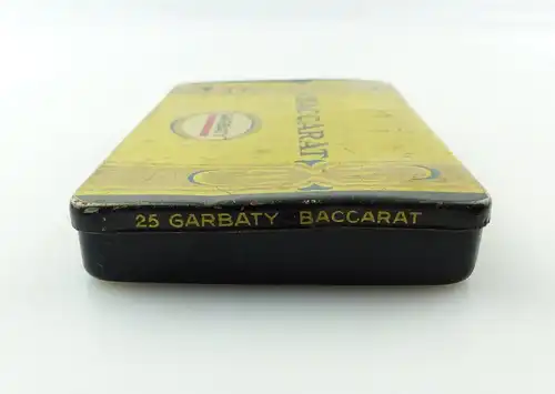 #e8262 Alte Blechdose Baccarat Garbaty 25 Cigarettes