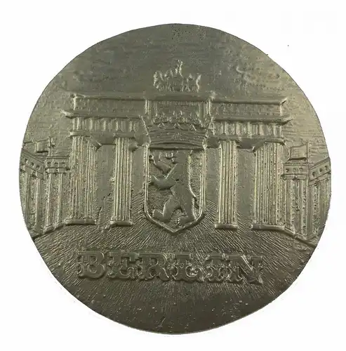 #e7982 Alte Aluminium Medaille Berlin