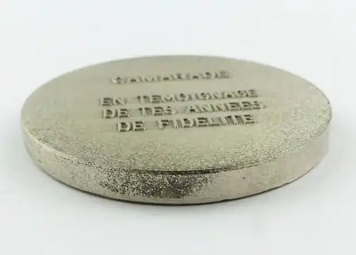 #e7814 Original alte französische Medaille mit Etui CGT Camarade...