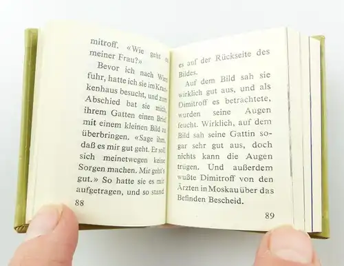 #e5885 2 Minibücher: Kundschafter Patrioten Graphischer Großbetrieb Leipzig 1984