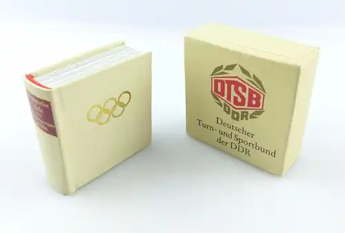 #e5884 Minibuch: DTSB Deutscher Turn. und Sportbund der DDR Olympische Spiele