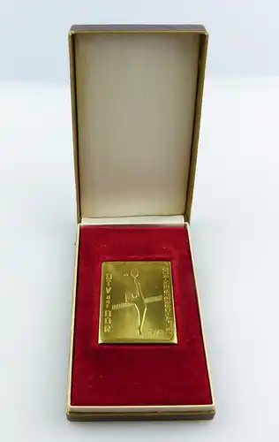 #e5676 Plakette / Medaille DTV der DDR Meisterschaften 1978 Tennis