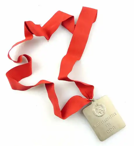 #e5540 DDR Medaille DTV Deutscher Turn Verband Meisterschaften in Silber