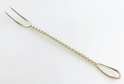 #e5398 Schöne alte Vorlegegabel aus 800 (Ag) Silber
