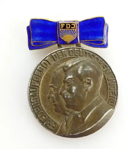 #e4624 FDJ Medaille: Friedensaufgebot der deutschen Jugend 1950