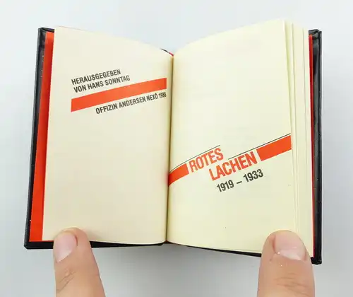 #e4361 Minibuch: Rotes Lachen 1919 - 1933 herausgegeben von Hans Sonntag