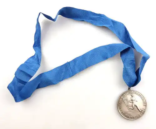 #e4121 Medaille DTSB JP VI. Zentrale Pionierspartakiade Magdeburg 1965