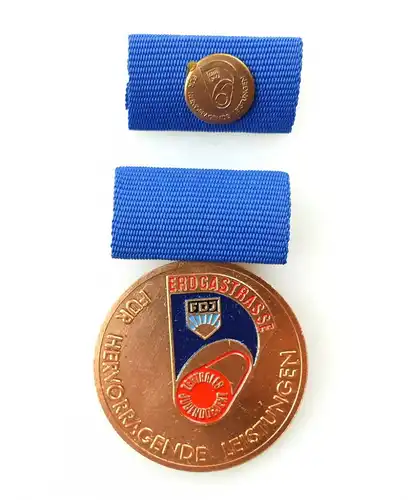 #e3782 Medaille für hervorragende Leistungen an der Erdgastrasse 1987-89 Nr. 963