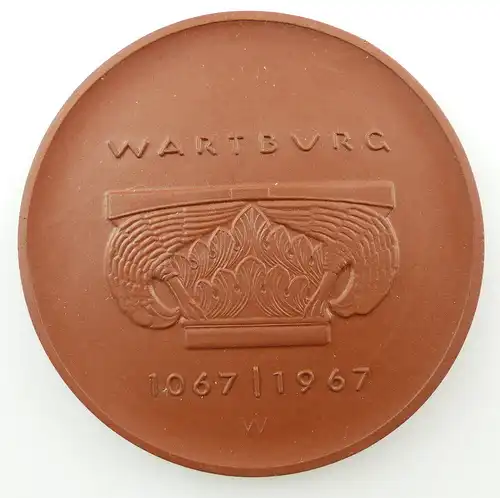 #e3196 Meissen Medaille braun Wartburg 1067 - 1967