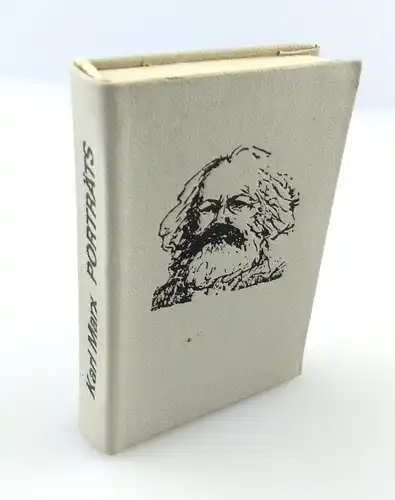 #e3180 Minibuch: Karl Marx Porträts, Illustrationen, Plastiken 1983