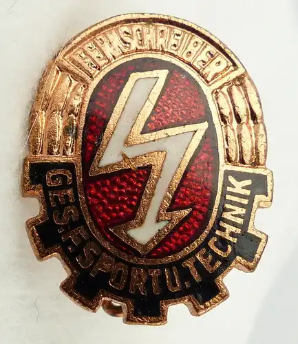 GST668b vgl. Band VII Nr. 668 b Fernschreib Leistungsabzeichen in Bronze ab 1964
