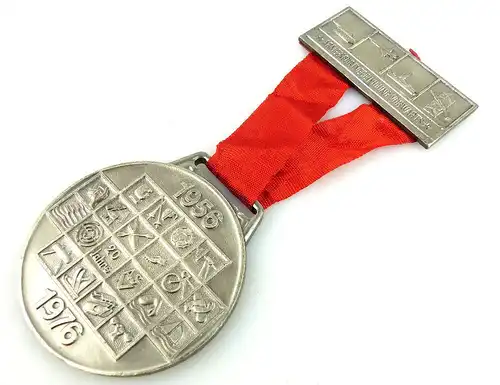 Medaille: 20 Jahre ASV Armeesportvereinigung Vorwärts 1956-1976 DTSB DDR e1734