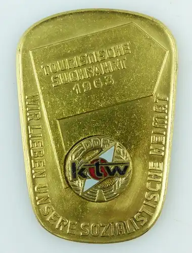 Medaille: Touristische Suchfahrt 1963 ktw DDR sozialistische Heimat e1552